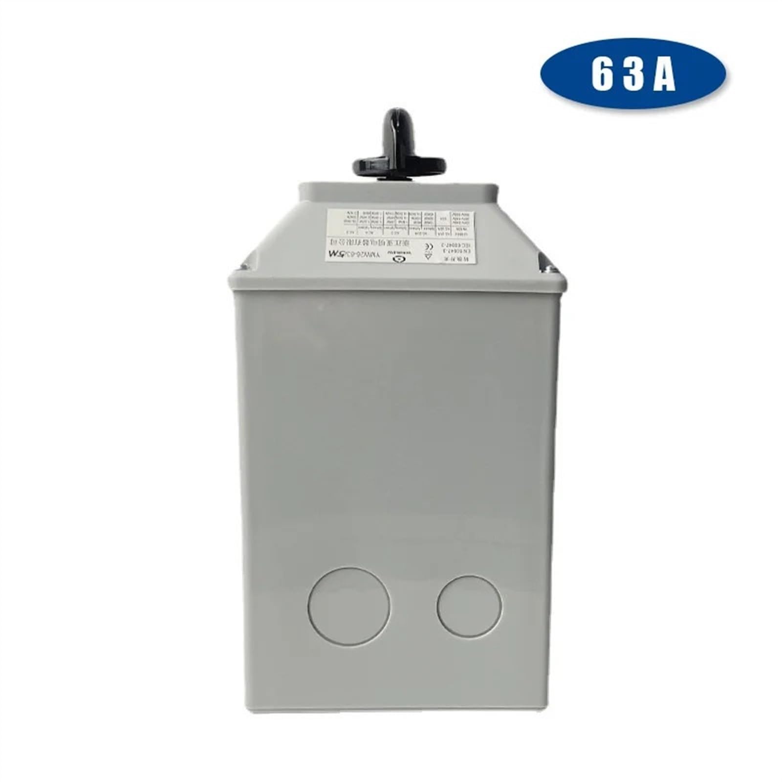 LW26-63/6M 63A Commutatore a camma a 6 poli Selettore rotativo elettrico multiposizione con custodia protettiva IP65(01)