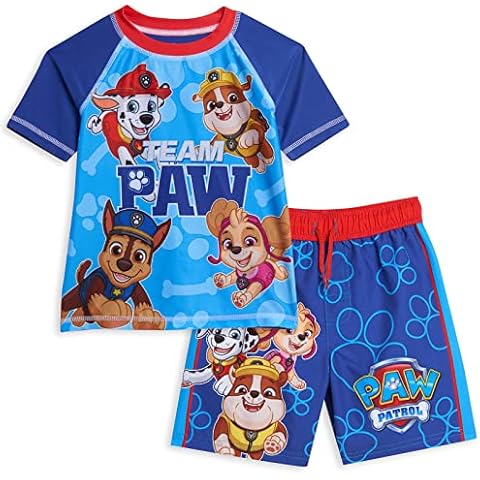 Paw Patrol Two Piece Swimsuit Set for Kids Cover