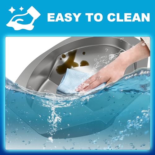 Small Water Bowl for Masterbuilt 30-inch Digital Electric Vertical BBQ Smoker, Water Pan Replacement for Masterbuilt 9007170040 Parts by Outspark - Image 5