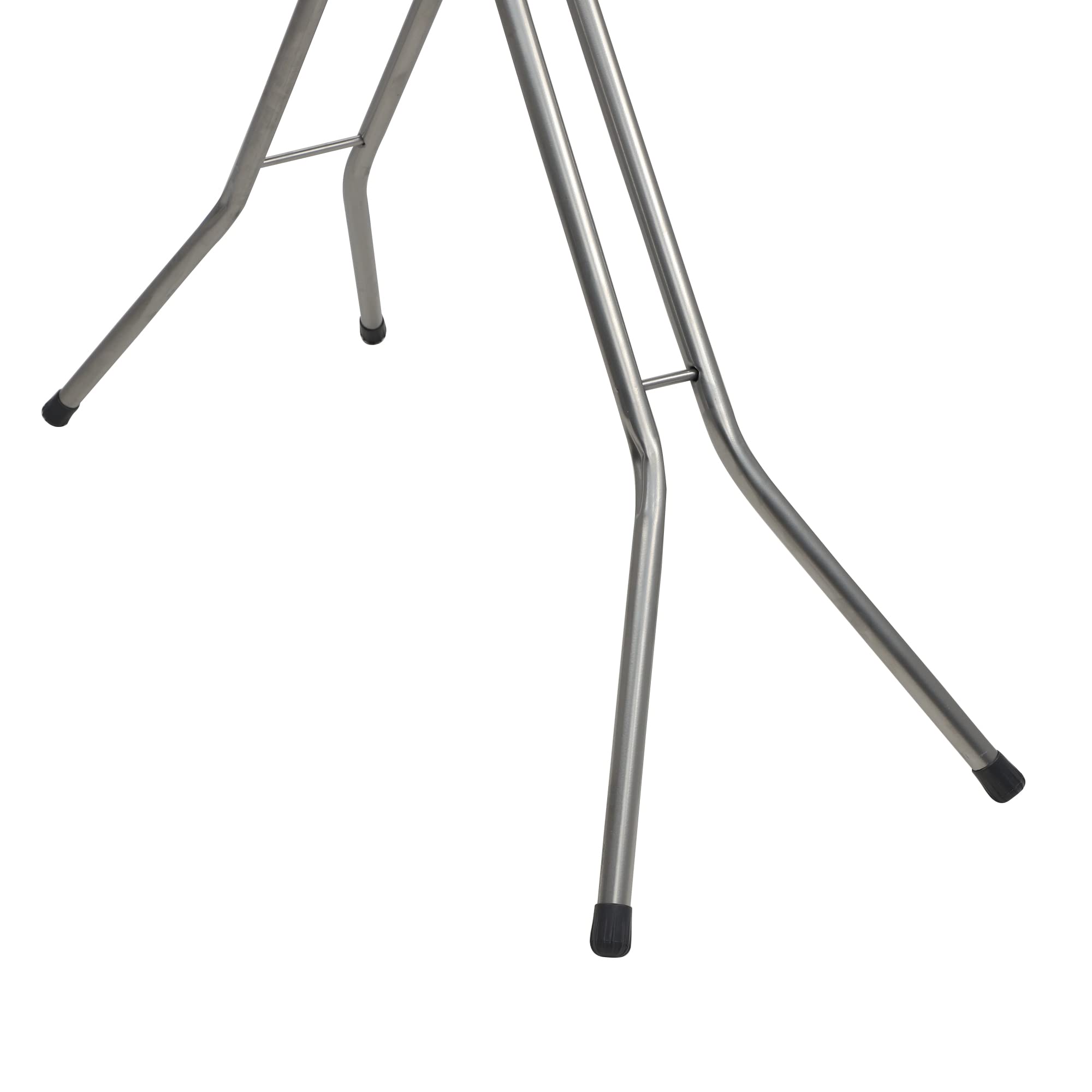 KADAX Bügelbrett 105 x 30 cm, Dampfbügeltisch mit Antirutschfüßen, höhenverstellbares Bügelbrett mit ab-nehmbaren Überzug, Bügeltisch für Dampfbügeleisen