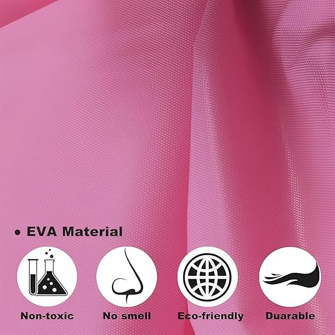 JITIFAZH Wasserdichter Regenponcho,2 Stück,leichter, wiederverwendbarer Regenmantel mit Kapuze, tragbarer Notfall-Poncho für Erwachsene, Familie, Wandern, Radfahren, Camping (Weiß+Rosa)