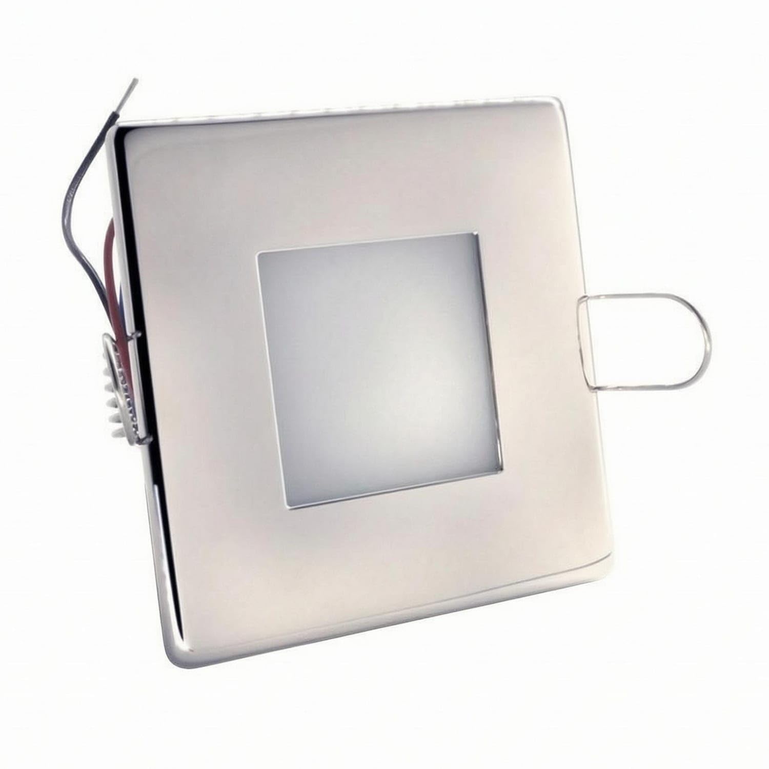 Waterproof Square Recessed LED Ceiling Light IP65 Recessed Ceiling Light Anti-Fog Indoor Fixture Stainless Steel for Embedded Installation, 5W-image-18