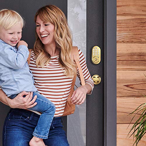 Yale Assure Lock - Keypad Door Lock In Brass #TOP3