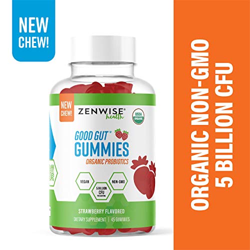 Zenwise Health Digestive Enzymes + Organic Probiotic Gummies Bundle – Gas, Bloating, Constipation & Diarrhea Relief – Probiotic Chewables with DE111 Probiotic for Clinically Studied Immune Support - Thumbnail 2