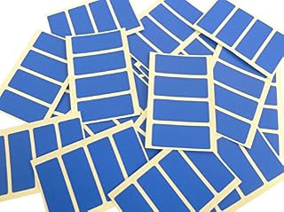 80 Labels 50x20mm Rectangle, Royal Blue Colour Code Stickers, Self-Adhesive Sticky Coloured Labels