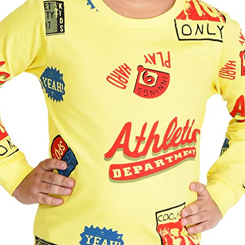 Image of Clothe Funn Boys Printed Cotton Full Sleeves T-Shirt & Pant Set