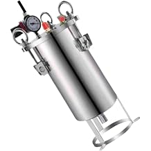 20L Stainless Steel Glue Storage Barrel, Cone Bottom/Arc Bottom Dispensing Pressure TankConical bottom