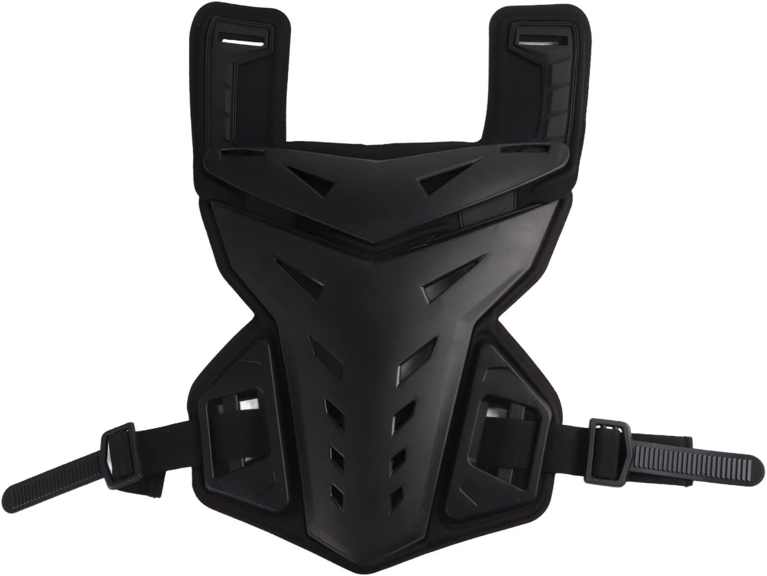 Motorcycle Jacket, Men Chest Back Protector Vest, Adjustable Sports Motor Vest Armor, Back Spine Protector Motorbike Vest, Motorcycle Protective Gear Jacket Vest(Black)