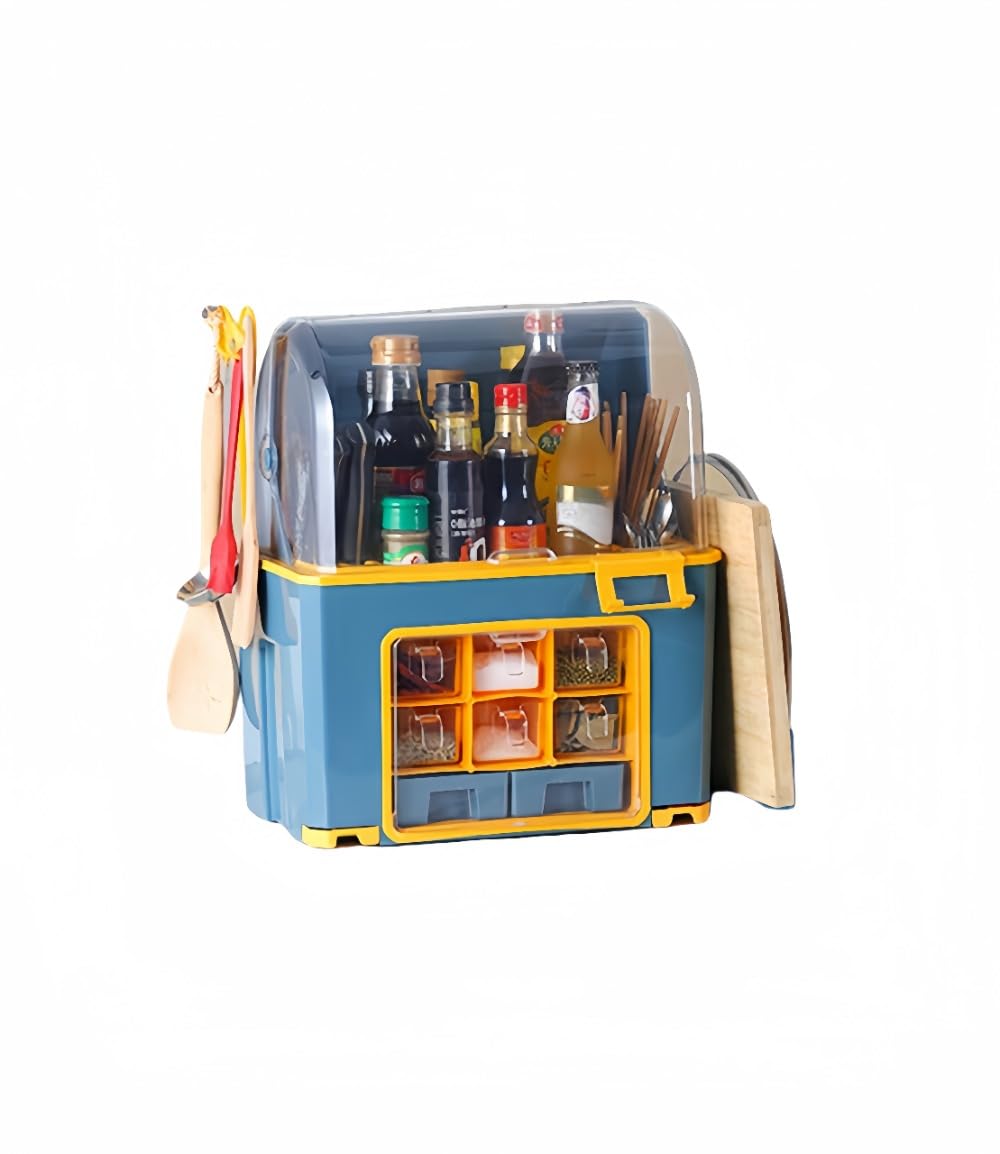 Amazon｜Fiegcit キッチン収納ラック 調味料ラック 台所ラック 透明