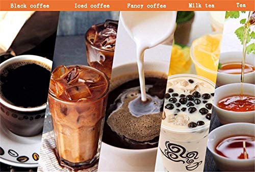 Máquina de café expreso Cafetera, cafetera, cafetera, frijoles, taza, máquina de café americana totalmente automática… - Imagen 7