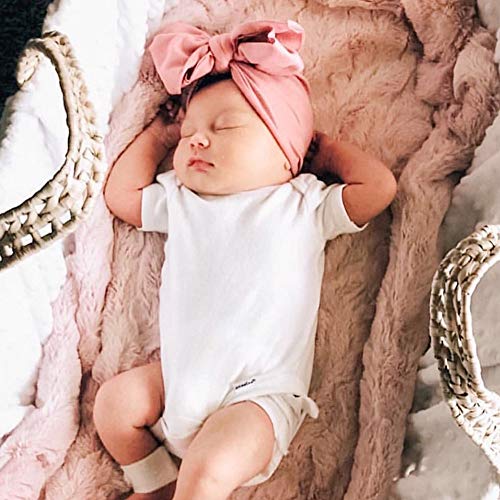 Kidocheese Baby Turban Big Hair Bow Baby Hat Baby Girl Soft Beanie Cap Newborn Infant Toddler Kid Headwrap #TOP2