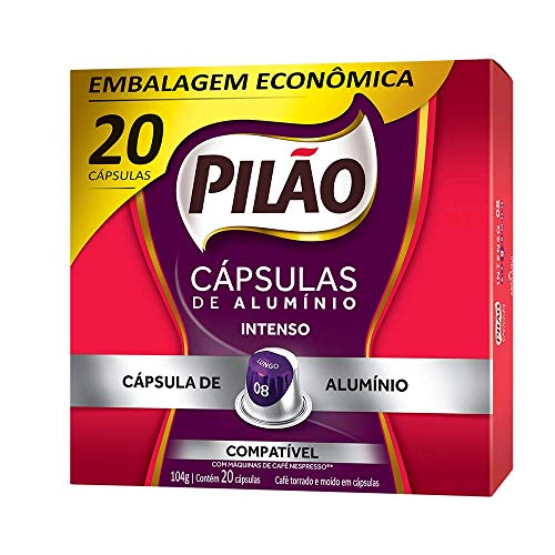 PILÃO Café Pilão Cápsula Intenso - com 20 Cápsulas - 104 Gramas