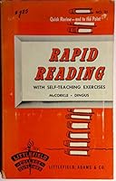 Rapid reading with self-teaching exercises B004E8NMY0 Book Cover