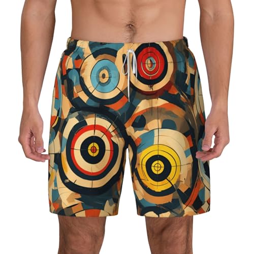 Bañador de hombre para fitness y deportes acuáticos con estampado gráfico moderno