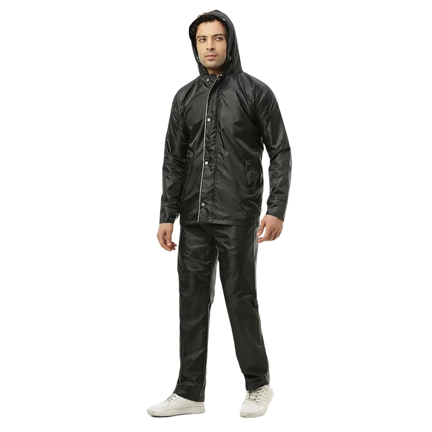 prokick Men’s Waterproof Rain Suit Set – Lightweight Raincoat Jacket & Pant for Monsoon Protection-picture-39