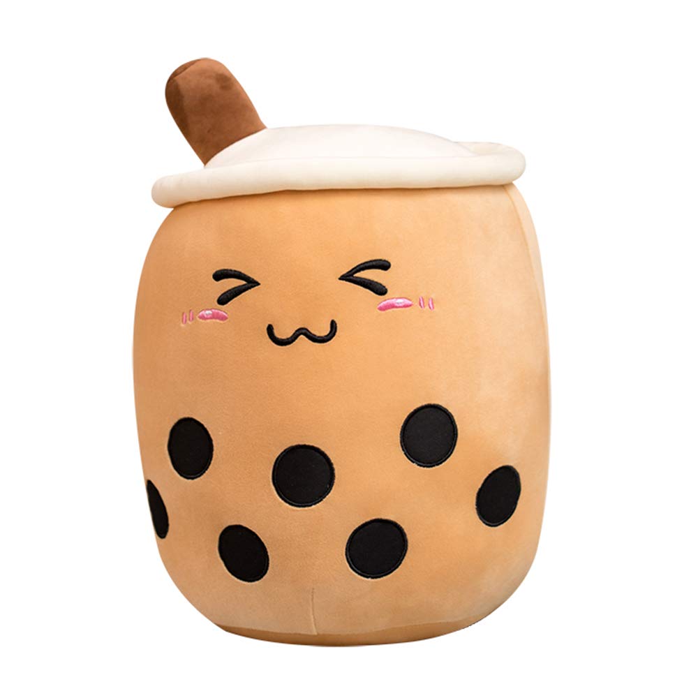 AIXINI 19.6 inch Boba Plush Stuffed Bubble Tea Plushie Cartoon Milk Tea Cup Pillow Big, Soft Kawaii 