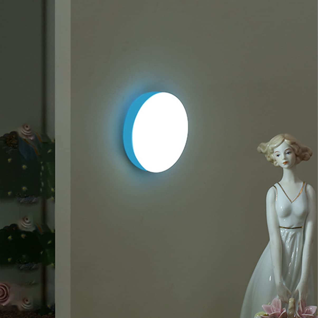 3pcs Camera da letto Clo Night Gift Lamp, Pat Breastfeedingblue, Lampada Led Baby USB Commutazione Partito Allattamento al seno Luce Bianca Lmap Bambini Sensore Camera Bambini Touch Dimmerabile e