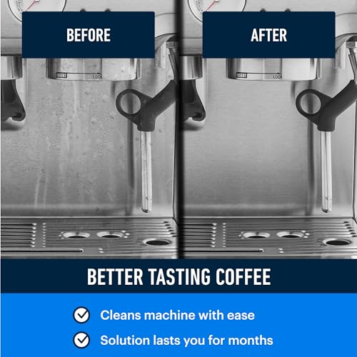 Image of Essential Values Descaling Solution Compatible with Breville, Coffee Pot Cleaner, Descaler Specially Formulated for Breville Coffee Machines,12 Month Supply, 2-Pack