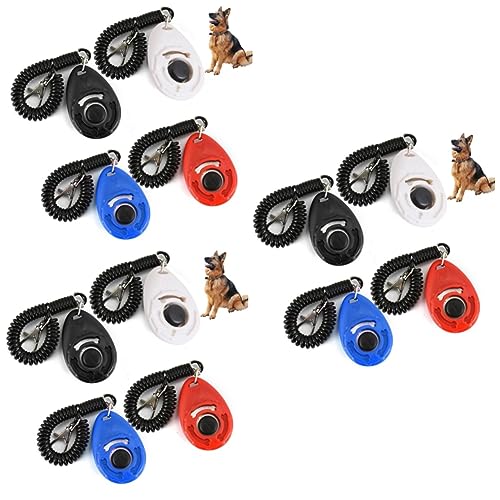 FOMIYES 3sets Puppy Clicker Training Clicker for Dog with Loud Sound Durable Metal Construction Easy to Use 4pcs*3