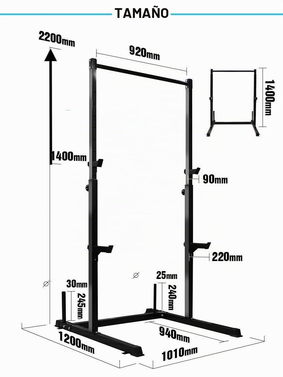 Pull Up Fitness - Multiestación, Negra