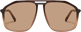 QUAY Sunglasses, Studio Sesh, Sepia Ombre/Tan, Extra Large