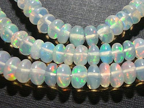 Opale éthiopienne naturelle LKBEADS perles de 4mm pour illuminer vos tenues d'été élégantes