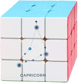 Capricorn Constellation Sign Zodiac Magic Cube Puzzle 3x3 Toy Game Play