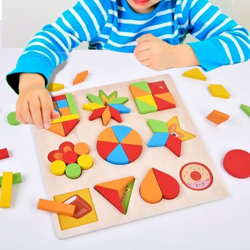 Puzzle formes de qualité supérieure pour activités géométriques d'éveil - 3