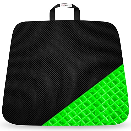 Heatfar Gel Enhanced Seat Cushion, Orthopedic Gel Memory Foam Coccyx Seat Cushion for Office Home Car Seat Cushion for Tailbone Pain Sciatica and Back Pain Relief Heatfar Gel Enhanced Seat Cushion, Orthopedic Gel Memory Foam Coccyx Seat Cushion for Office Home Car Seat Cushion for Tailbone Pain Sciatica and Back Pain Relief
