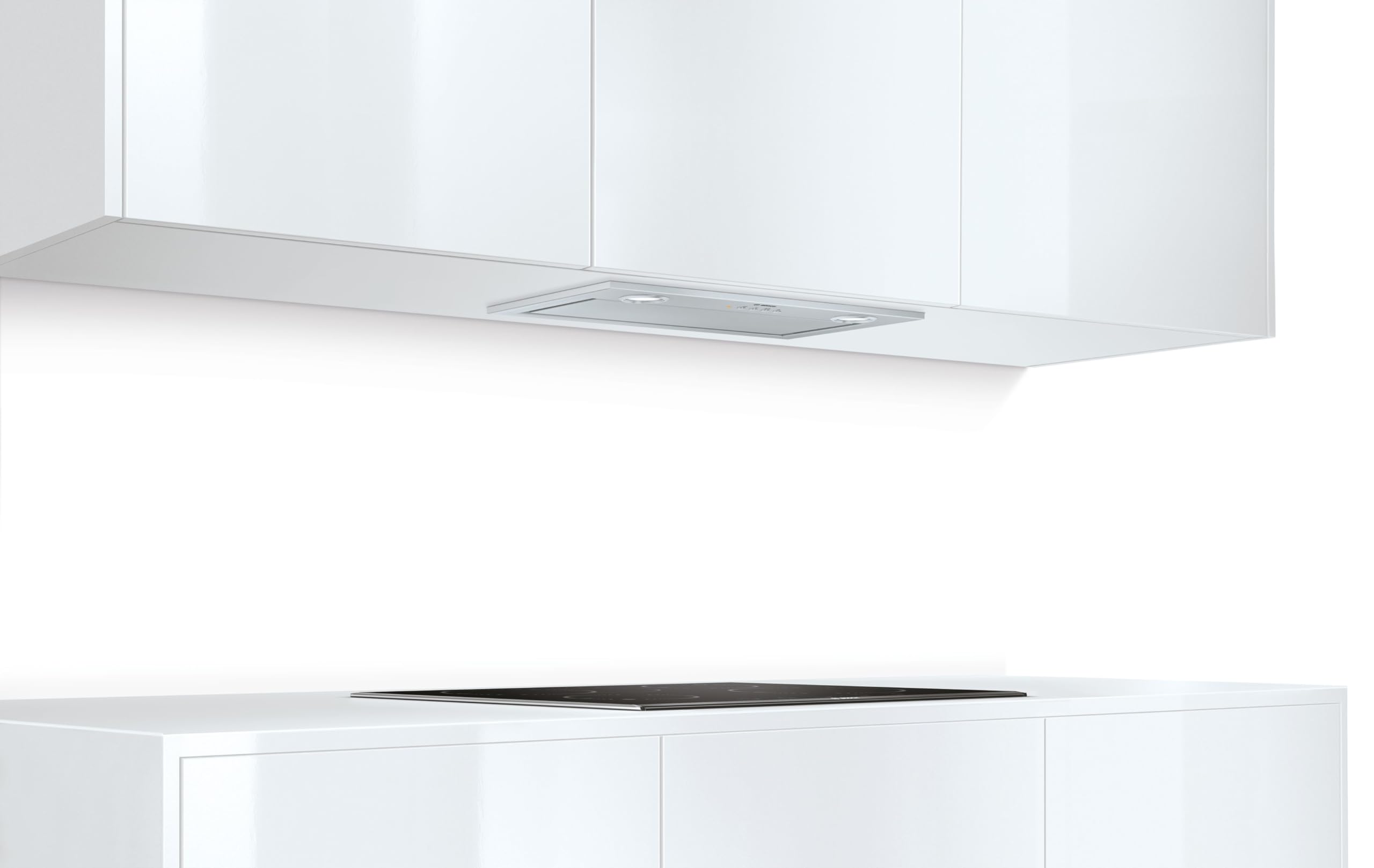 Bosch DHL575C - Groupe filtrant - Série 6 - 4 vitesses d'aspiration dont 1 intensive - Eclairage LED - 252 W - 52 cm - Inox