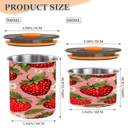 Contenedor hermético para café Blueangle acero inoxidable 500 ml miniatura 2