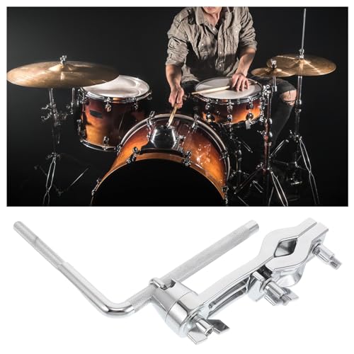 Herraje de montaje para rack de batería con soporte para campana y barra extendida curva miniatura 5