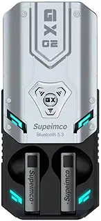 【2024年初売り 設計大賞 技適取得済】抜刀音イヤホン ゲーム時45ms超低遅延 両耳ANCノイズキャンセリング Bluetooth5.3 ワイヤレスイヤホン 自動ペアリングタッチコント LEDディスプレイ 長時間再生 人気 Type-C充電 IPX4防水 片耳/両耳 小型/軽量 iPhone/Android適用 WEB会議通勤/通学/スポーツ/音楽 【日本語取説】TWS-SP06SV(グレー)