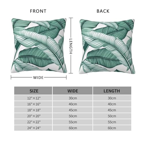 Housse de coussin douce et moderne 50x50 cm vert pour deco lit de luxe