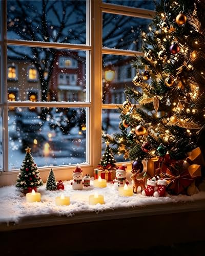 Image of Amagic 12 /24 /50 /100 /150 Pack Battery Operated Tea Lights Candles, Fake Tealights Candles, Flameless LED Tea Lights for Halloween, Wedding, Votive, Festival, Table Decor(12 Pack, Warm White)