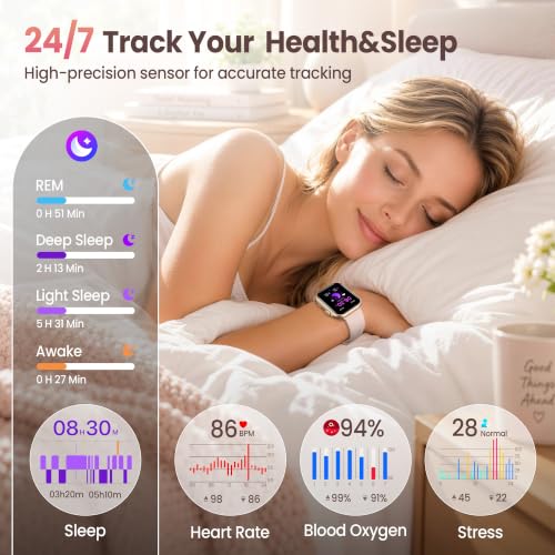 Smart Watch for Women,Fitness Smartwatch,Fitness Watch Tracker with 2 Bands - image 4