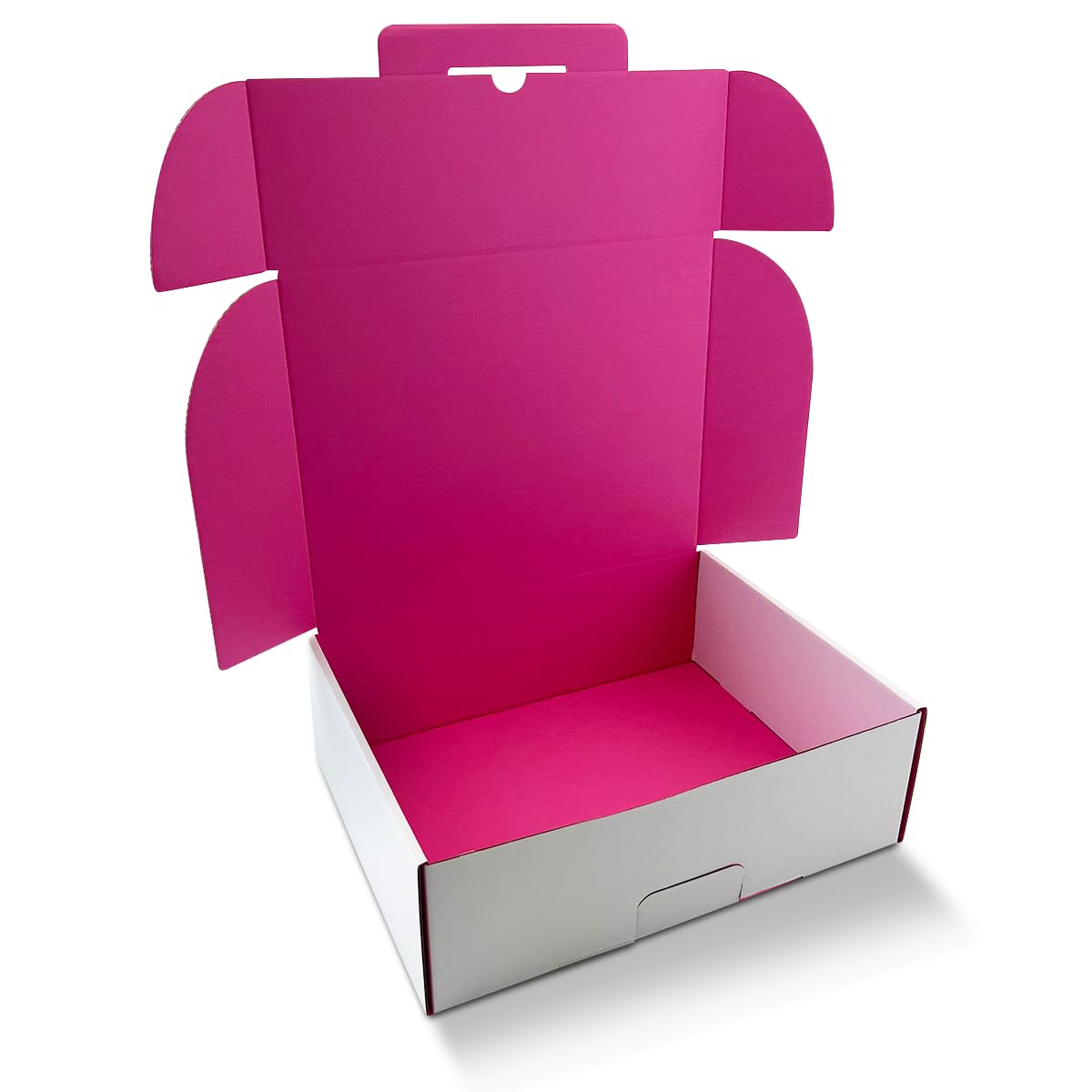 Gift Cardboard Boxes Postal Boxes - Medium Tuck In Flaps 280x219x92mm (Pink, 200)
