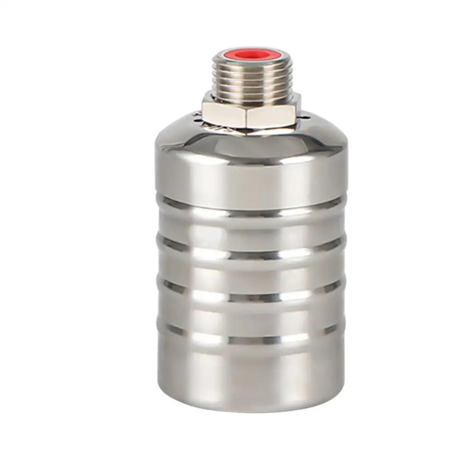 Lxlaeoang Upper Water Inlet Stainless Steel Float Valve Stainless Steel 1/2 Floating Ball Valve Automatic Water Level Control Float Tank Tower Shutoff(Upper Water Inlet)