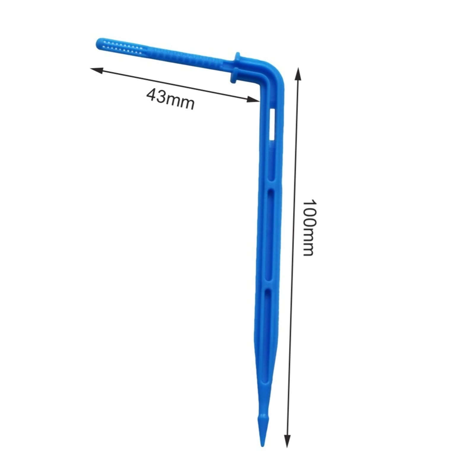 systèmes d'irrigation arrosage efficace Lot de 200 goutteurs à flèche incurvée for système d'irrigation agricole de jardin, connecteur 3/5 mm