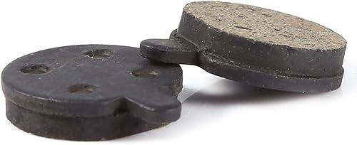 Miniatura 8 de Juego de 4 pastillas de freno de disco de bicicleta, almohadillas semimetálicas de resina negra para bicicleta de montaña