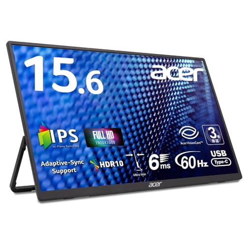 Acer 15.6型　モバイルモニターPM161QBU Business DN'A｜製品情報｜PM161Qbu