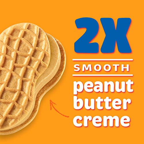 Nutter Butter Double Nutty Peanut Butter Sandwich Cookies, Family Size, 12-15.27 oz Packs