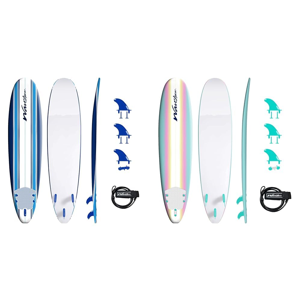 8ft Foam Soft-Top Surfboard
