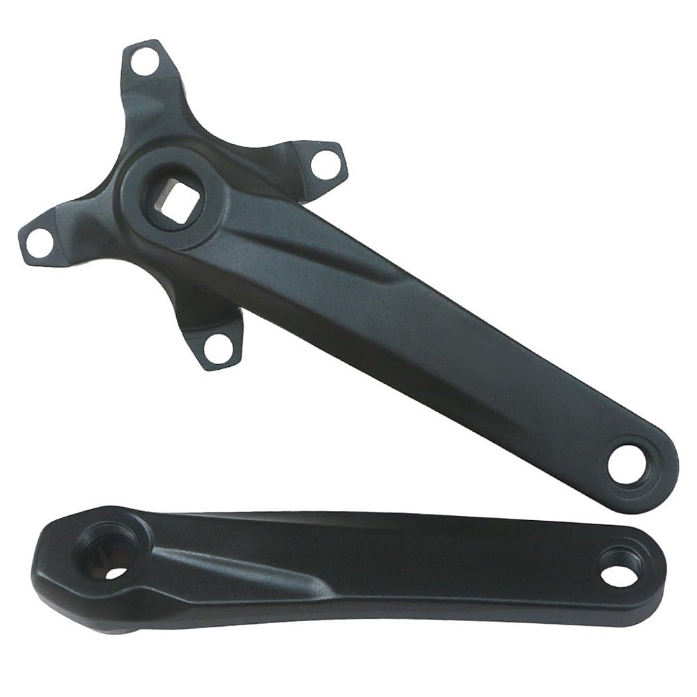 XGSUZNE Mountain Bike Crankset 170/175mm Square Hole Road Bik Cranksets 64/104mm BCD Crank Arm Set Fit 7/8/9 Speed Aluminum Alloy Lightweight
