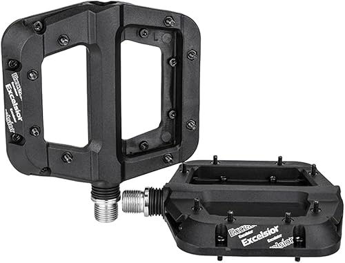 Miniatura 2 de Pedales de bicicleta MTB Pedales de bicicleta de montaña antideslizantes, plataforma de fibra de nailon, pedales planos de bicicleta de 916
