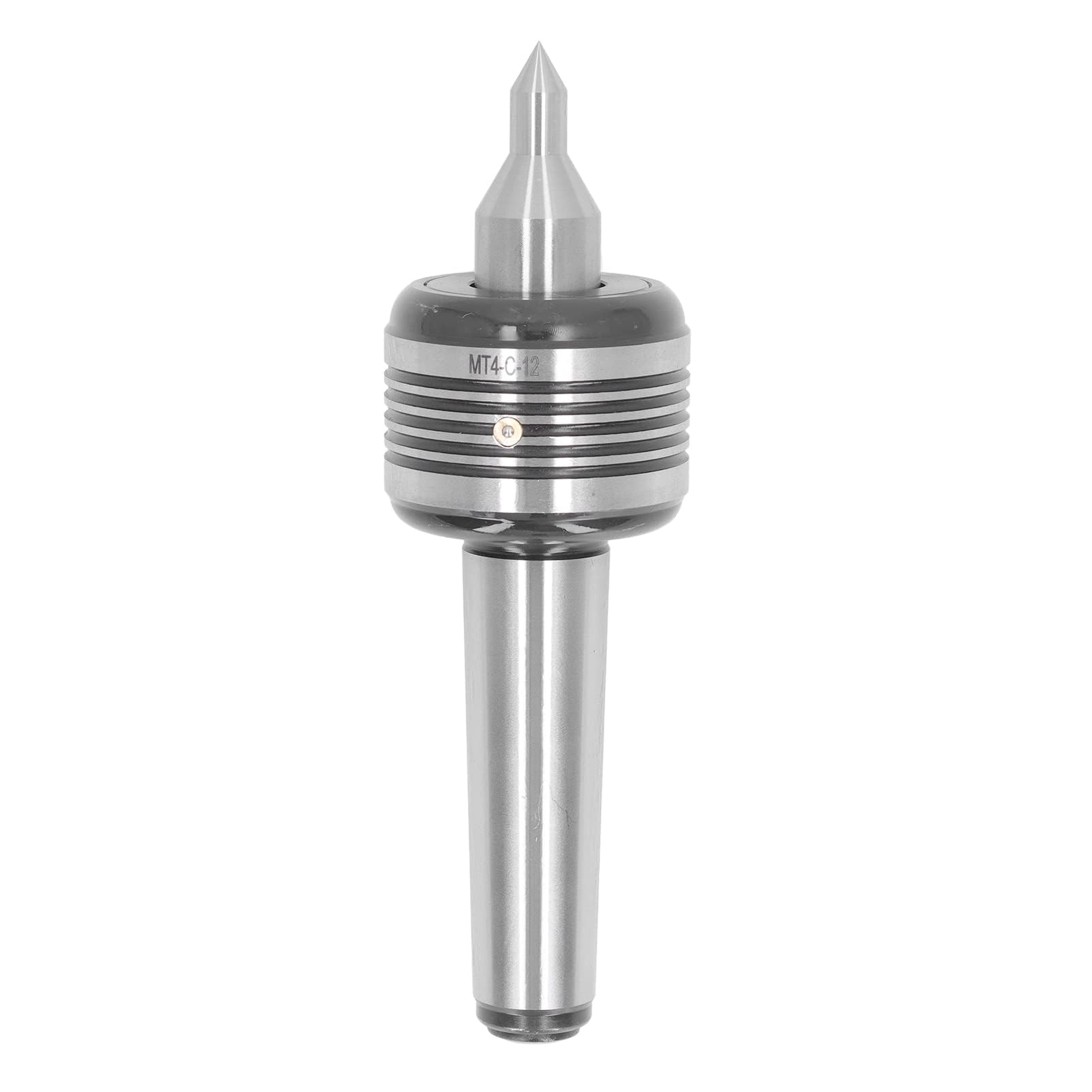 Centro Vivo MT4 para Torno de Madera y Metal 60 Grados con Centro de Contrapunto Vivo Precisión 0.005 para Trabajo CNC y Torneado Preciso