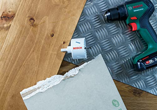Bosch 1x Lochsäge HSS-Bimetall (für Aluminium, Metalle, Buntmetalle, Kunststoffe, Acrylglas, Holz, Gipskarton, Ø 68 mm… – Ansicht 6