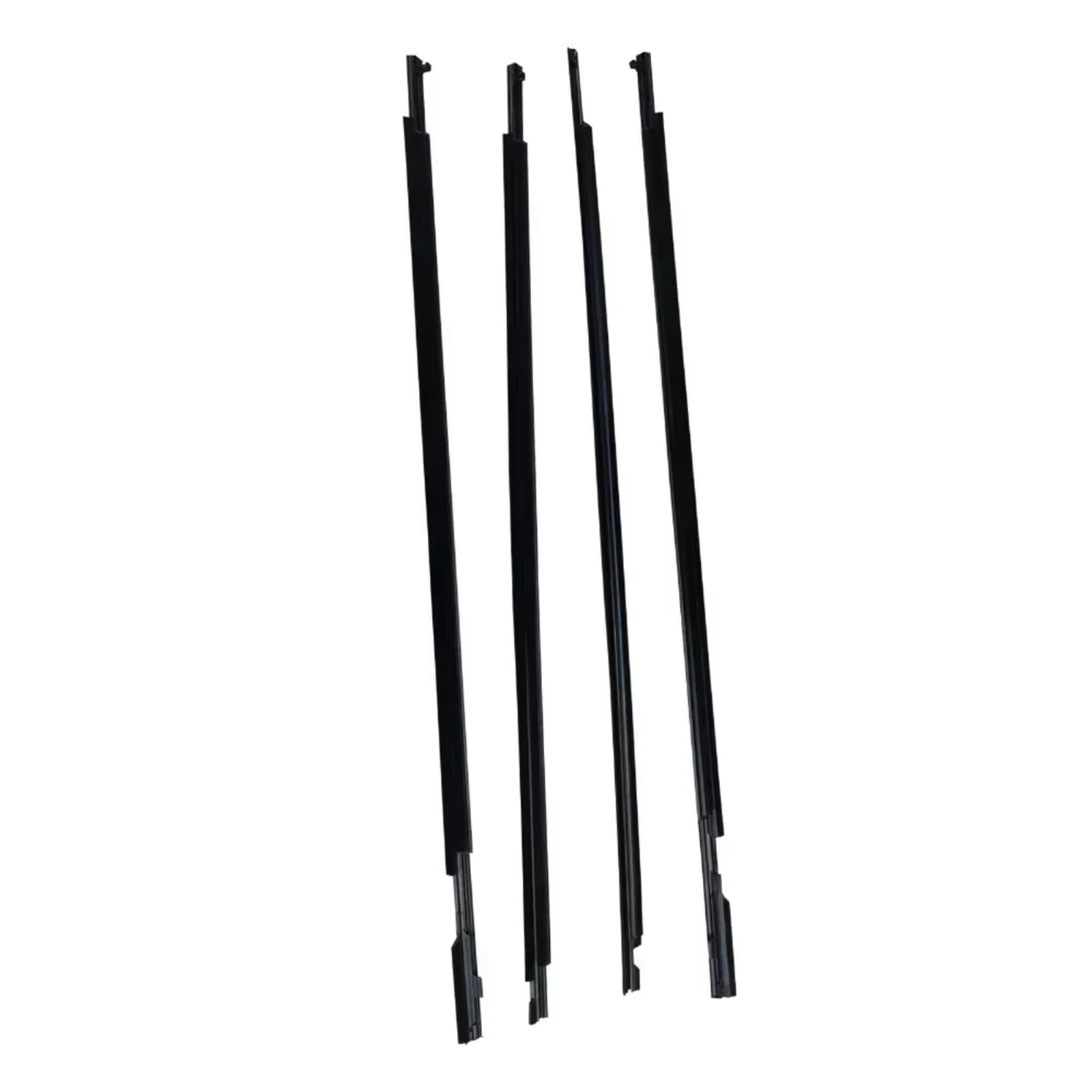 Pbqenxb One Color For Toyota For Wish 2010-2016 Side Door Outer Moulding Trim Sealing Belt 75711-68021 75722-68021 4 X Window Weatherstrip Outer Window Weatherstrip