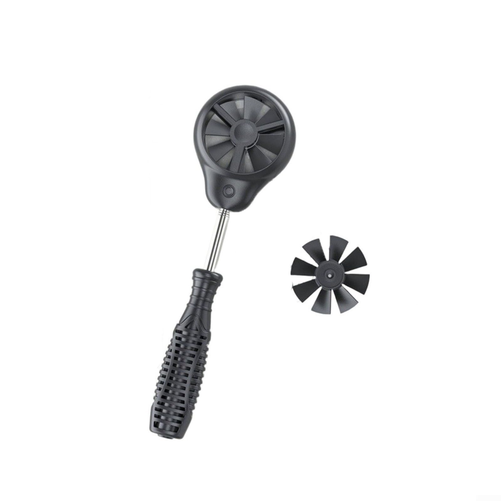 AE8901 Split Impeller Anemometer, 0,3-45 m/s Meter mit ± 0,5 Genauigkeit, Handluftgeschwindigkeitstester für HVAC, Landwirtschaft und Leistungsüberwachung, Schwarz