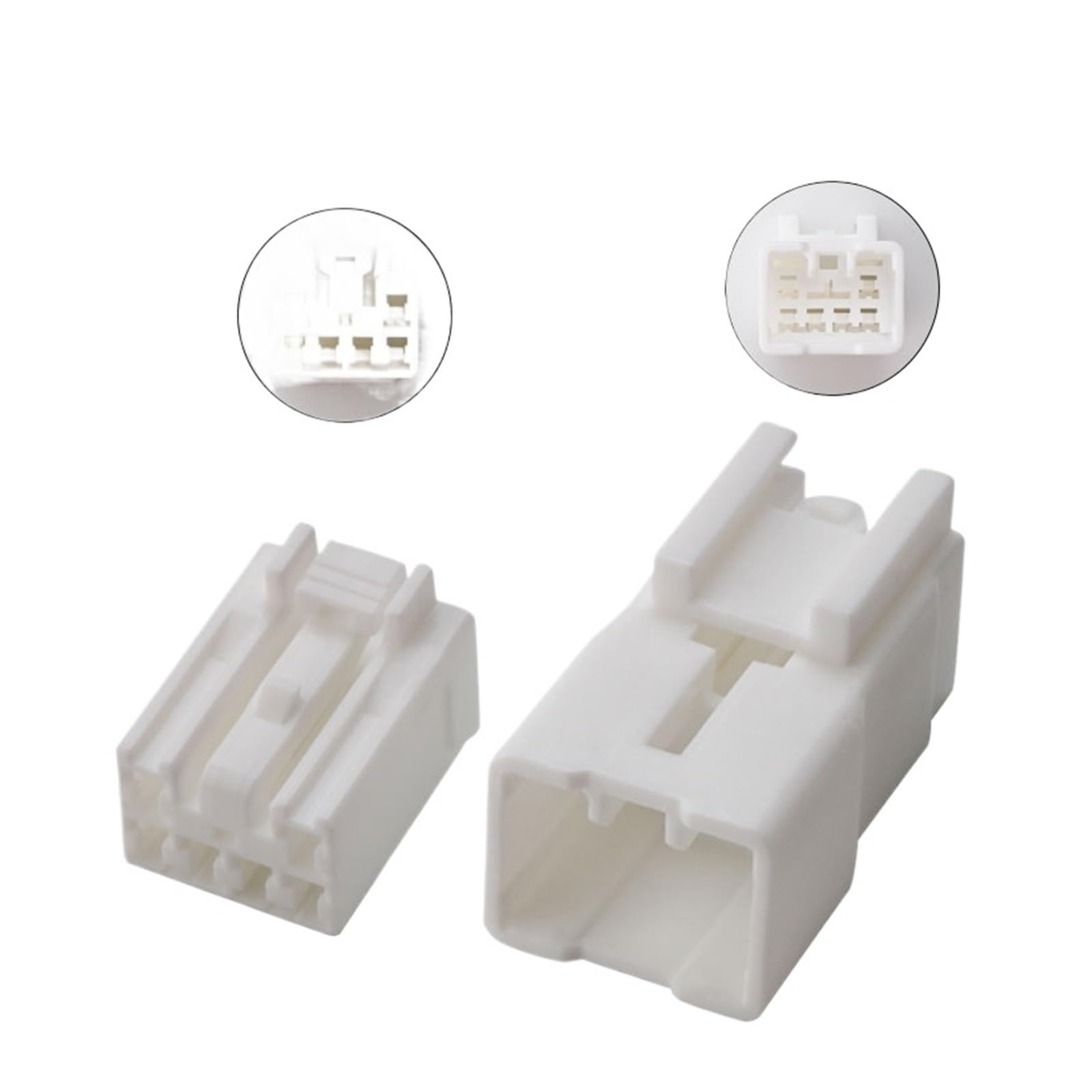 Yige Store 1/5/10/20/50 Sets 6 Pin Automobil Wasserdichte Kabel Elektrische Männlich Weiblich Stecker Verdrahtung Buchse Fit Compatible KET MG641047 MG651044(50 SETS_6P)